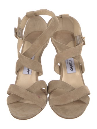 Jimmy Choo Suede Gladiator Sandals