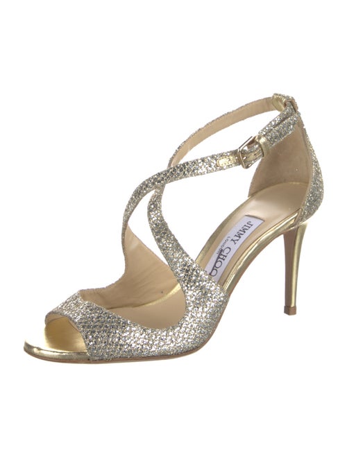 Jimmy Choo Glitter Sandals