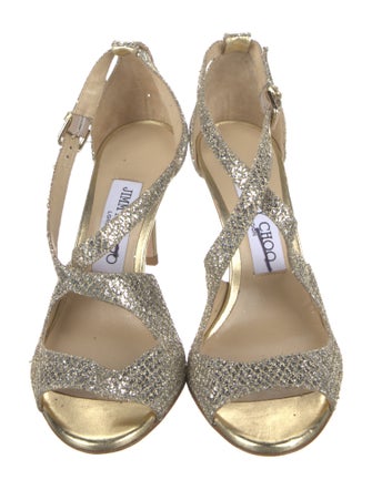 Jimmy Choo Glitter Sandals