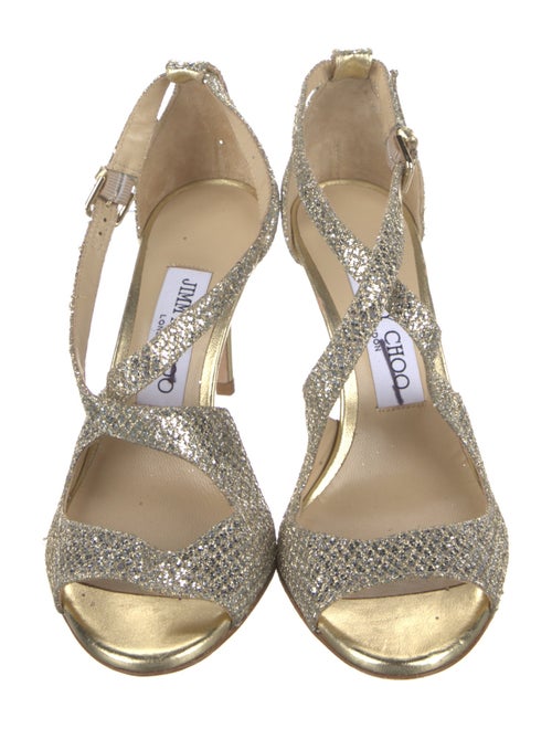 Jimmy Choo Glitter Sandals