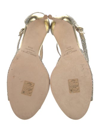 Jimmy Choo Glitter Sandals