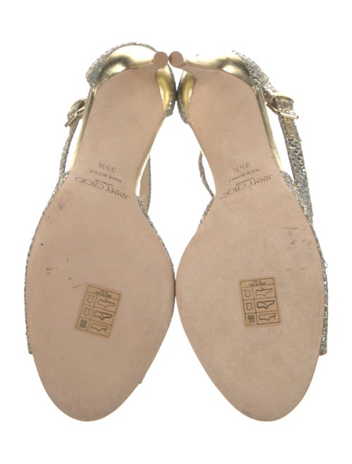 Jimmy Choo Glitter Sandals