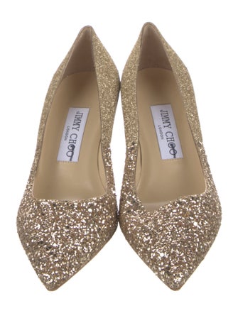 Jimmy Choo Glitter Pumps