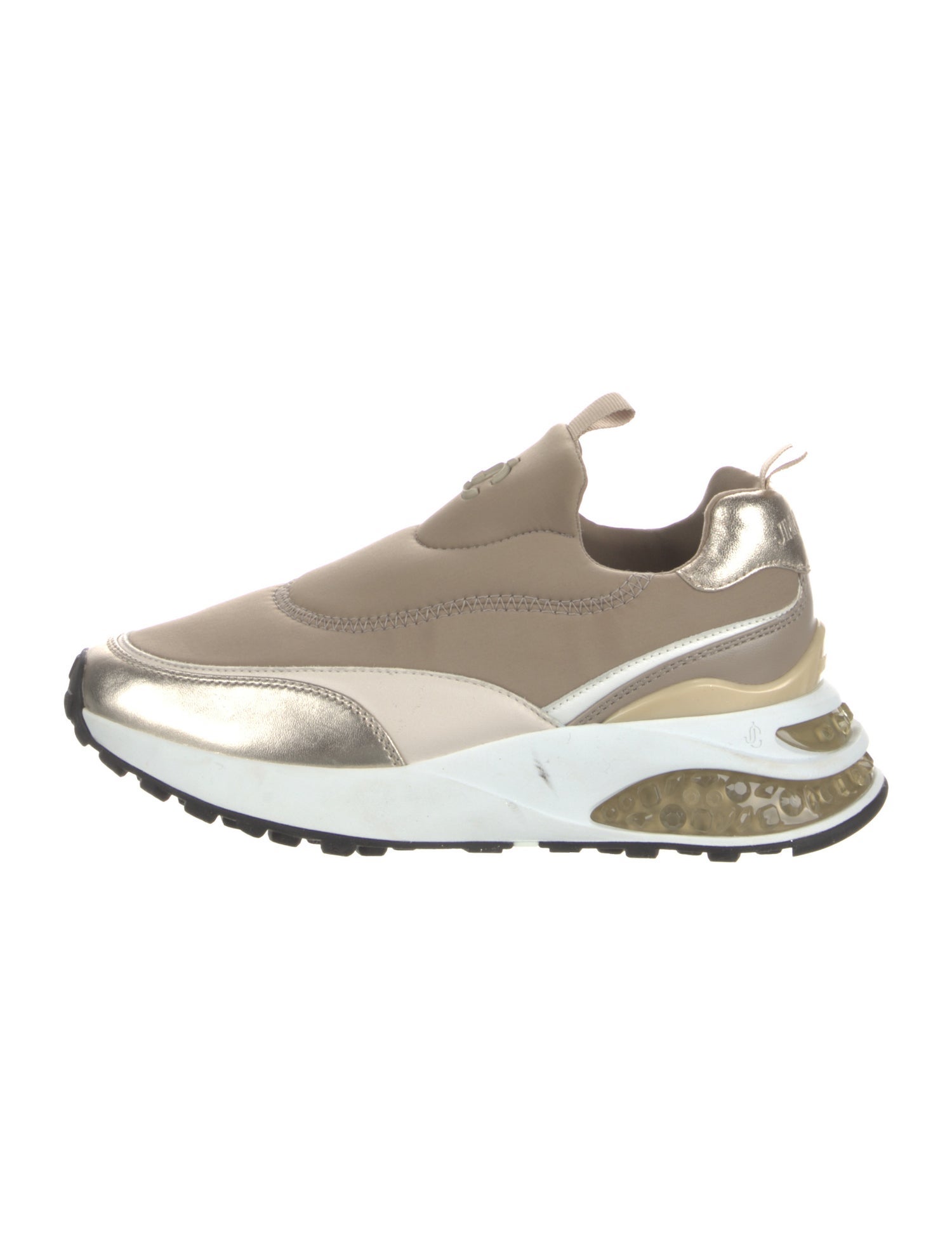 Jimmy Choo Colorblock Pattern Chunky Sneakers