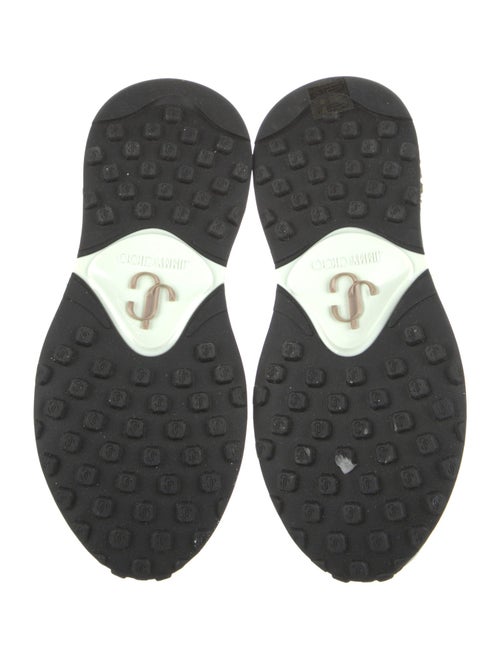 Jimmy Choo Colorblock Pattern Chunky Sneakers