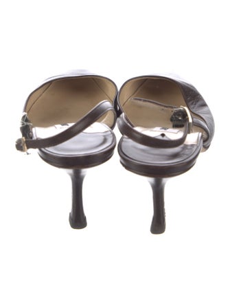 Jimmy Choo Leather Slingback Pumps