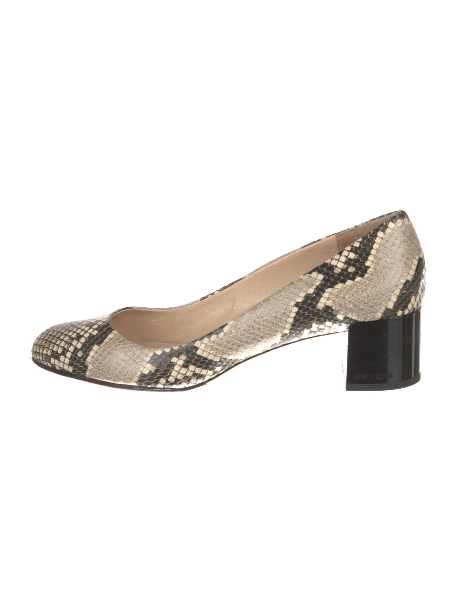 Jimmy Choo Python Animal Print Pumps