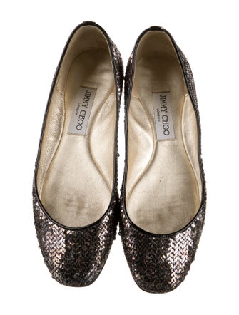 Jimmy Choo Sequins Ballet Flats