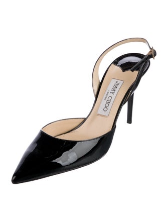 Jimmy Choo Patent Leather Slingback Pumps