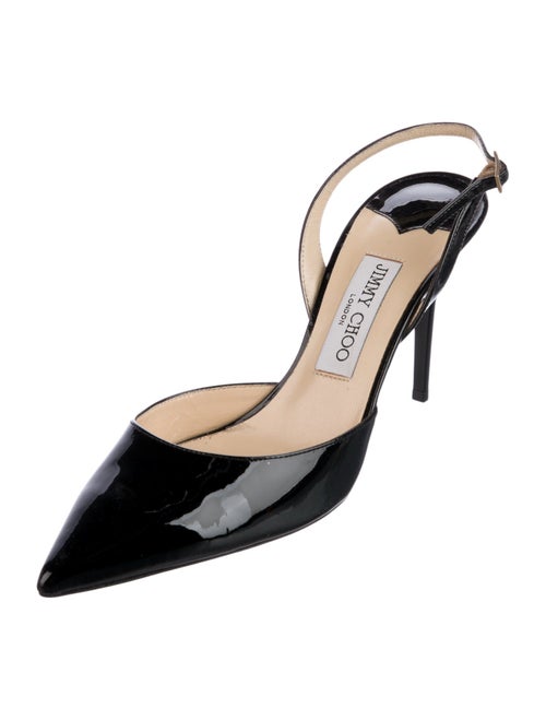 Jimmy Choo Patent Leather Slingback Pumps