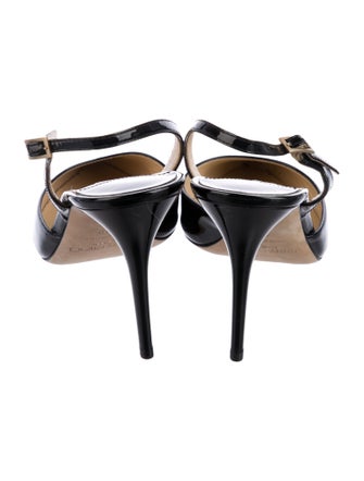 Jimmy Choo Patent Leather Slingback Pumps