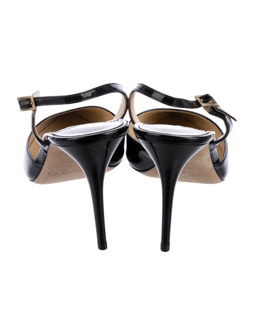 Jimmy Choo Patent Leather Slingback Pumps
