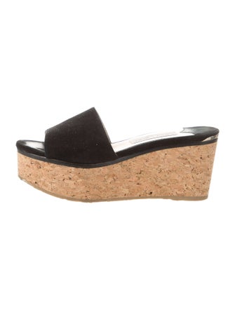 Jimmy Choo Suede Slides