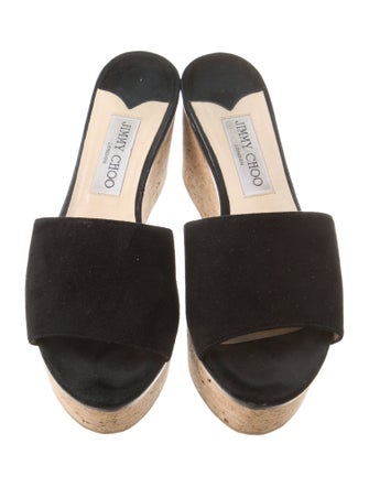 Jimmy Choo Suede Slides