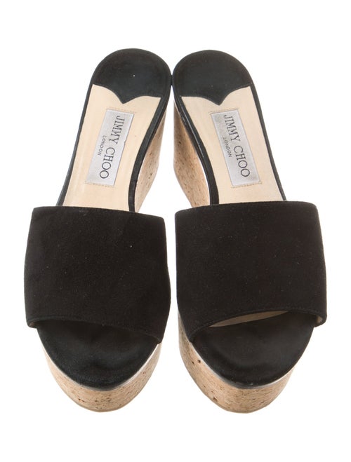 Jimmy Choo Suede Slides