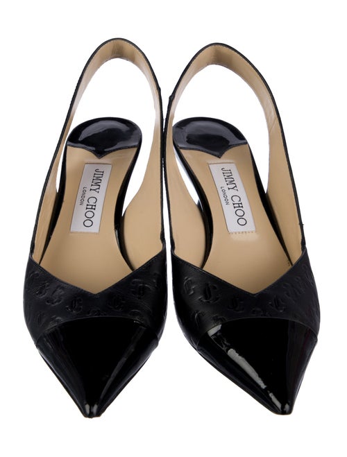 Jimmy Choo Leather Slingback Pumps