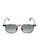 Jimmy Choo Aviator Gradient Sunglasses