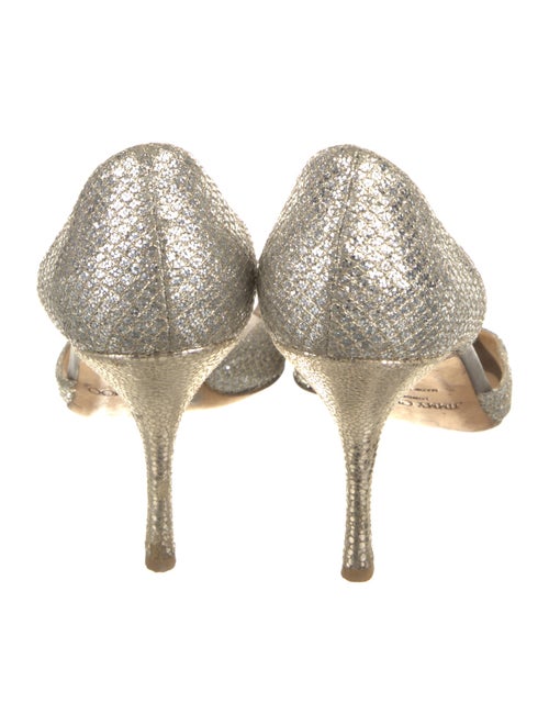 Jimmy Choo Glitter Animal Print D'Orsay Pumps