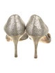 Jimmy Choo Glitter Animal Print D'Orsay Pumps
