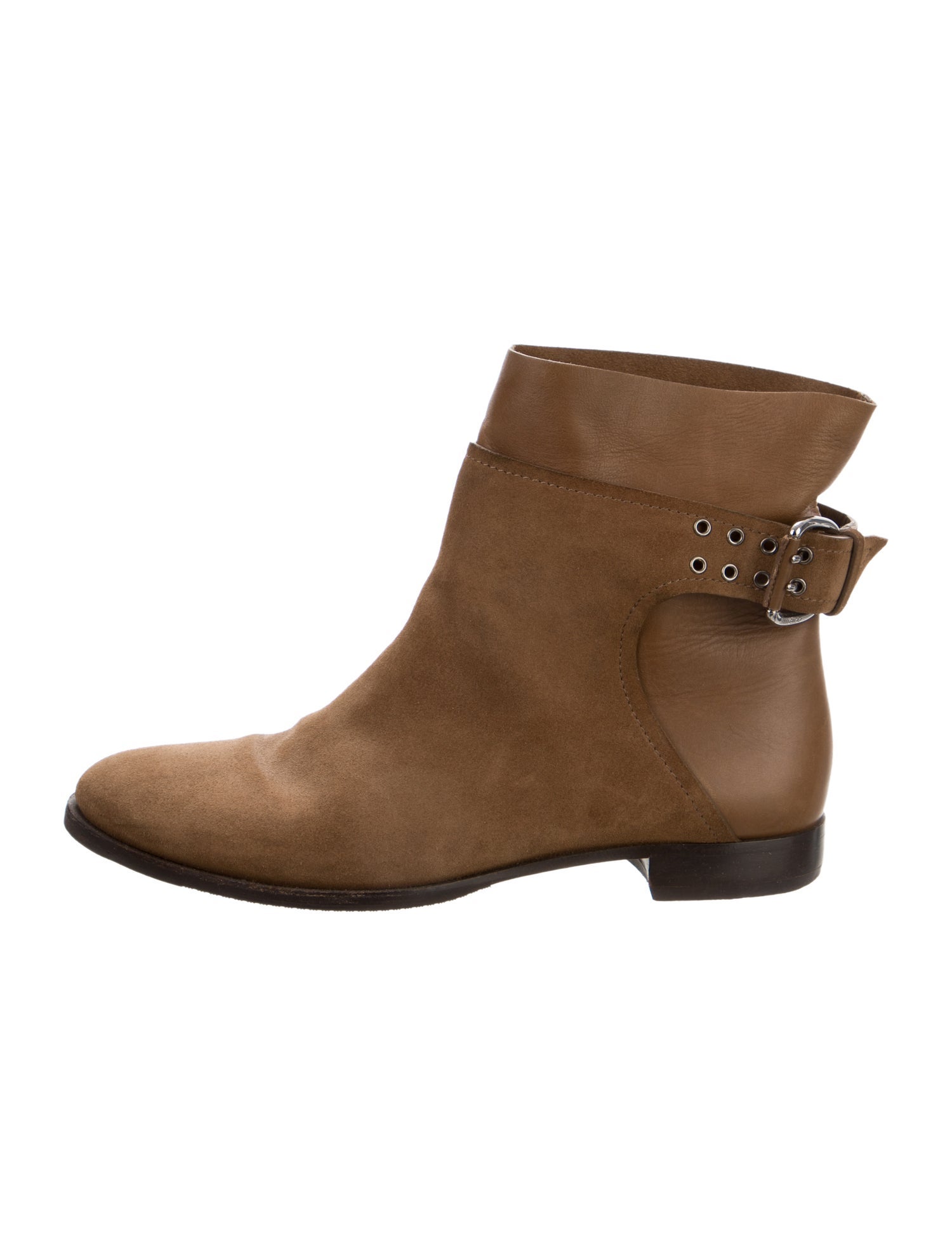 Jimmy Choo Suede Moto Boots