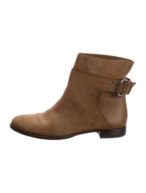 Jimmy Choo Suede Moto Boots