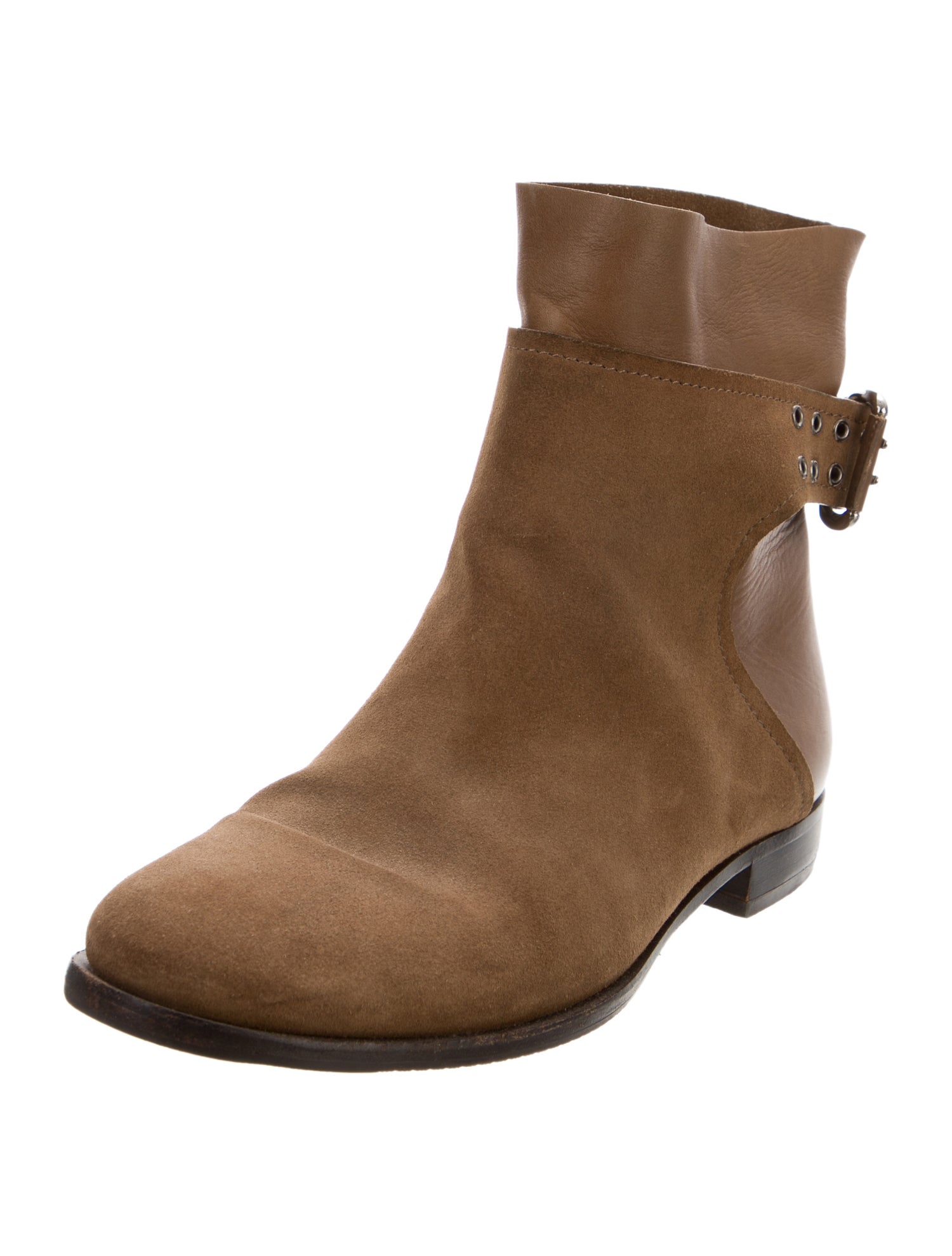 Jimmy Choo Suede Moto Boots