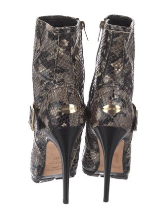 Jimmy Choo Snakeskin Animal Print Boots