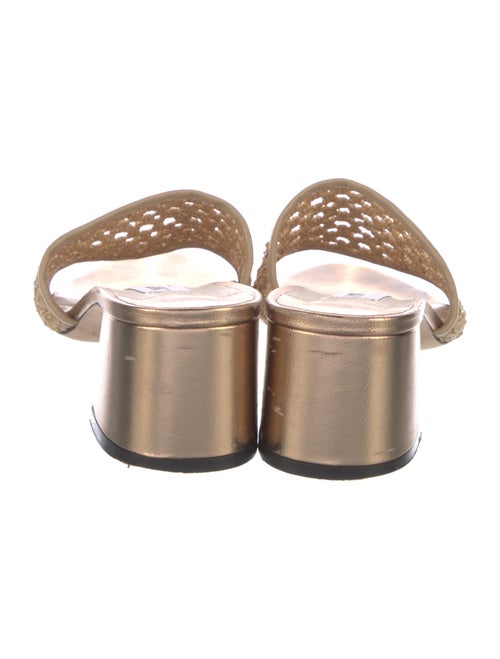 Jimmy Choo Straw Slides