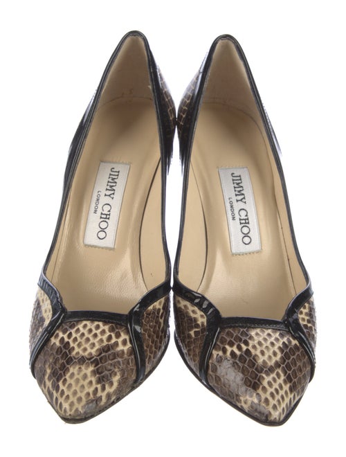Jimmy Choo Snakeskin Animal Print Pumps