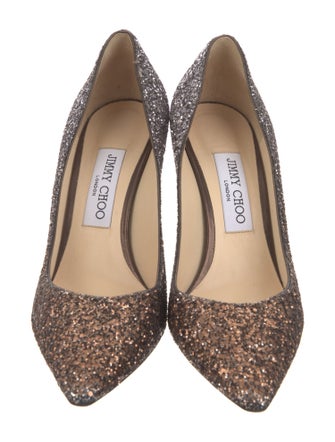 Jimmy Choo Glitter Glitter Accents Pumps