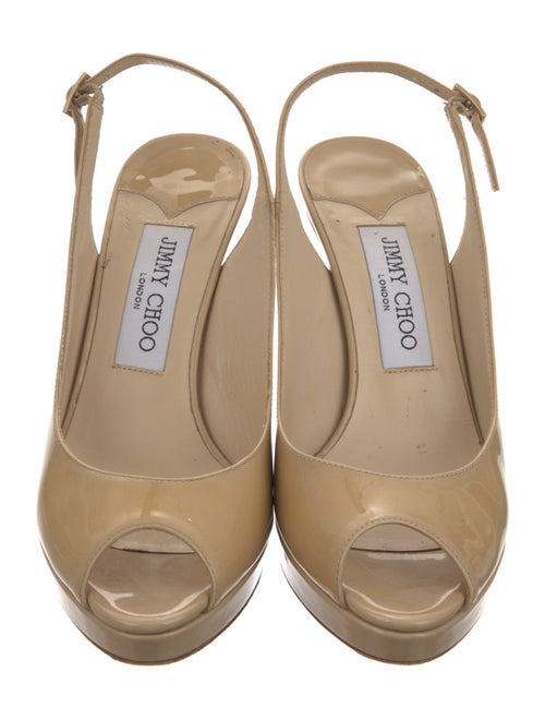 Jimmy Choo Patent Leather Slingback Pumps