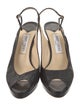 Jimmy Choo Glitter Glitter Accents Slingback Pumps