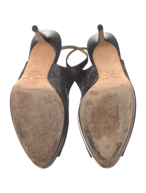 Jimmy Choo Glitter Glitter Accents Slingback Pumps