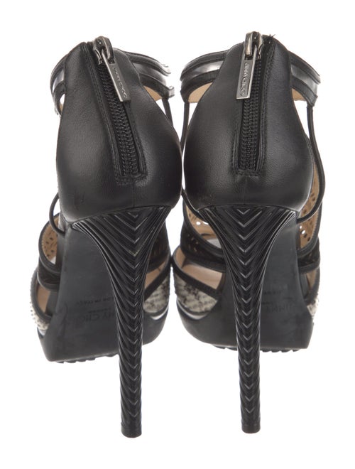 Jimmy Choo Leather Printed Pumps