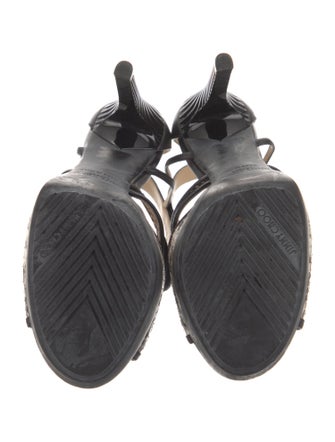 Jimmy Choo Leather Printed Pumps