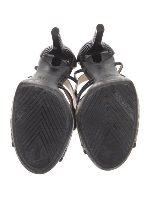 Jimmy Choo Leather Printed Pumps