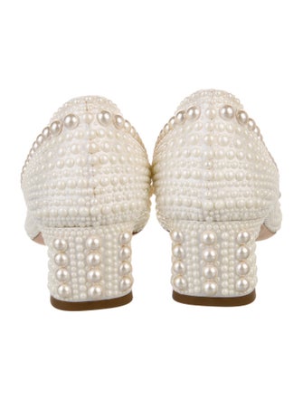 Jimmy Choo Leather Studded Accents Pumps