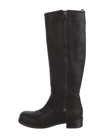 Jimmy Choo Suede Riding Boots