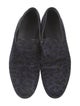Jimmy Choo Suede Animal Print Loafers