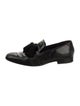 Jimmy Choo Patent Leather Tassel Accents Dress Loafers