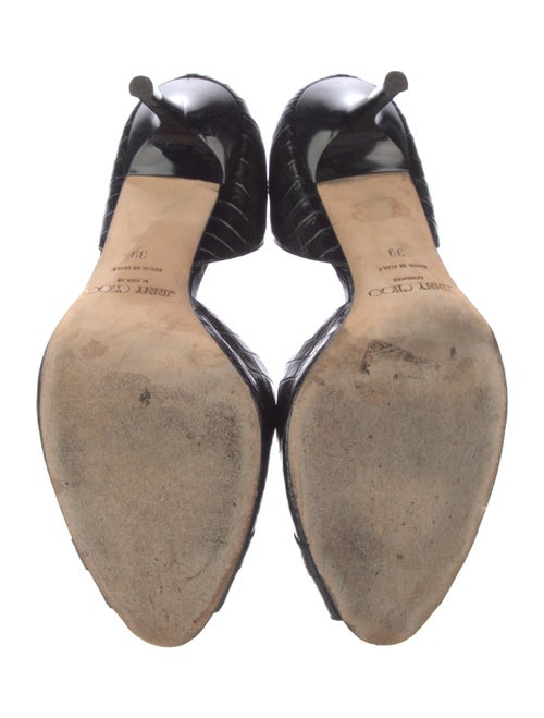 Jimmy Choo Crocodile D'Orsay Pumps