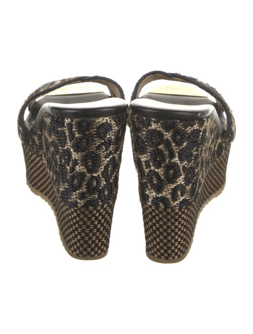 Jimmy Choo Raffia Printed Sandals