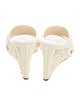 Jimmy Choo Satin Studded Accents Slides