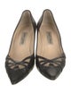 Jimmy Choo Leather Cutout Accent Pumps