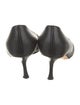 Jimmy Choo Leather Cutout Accent Pumps