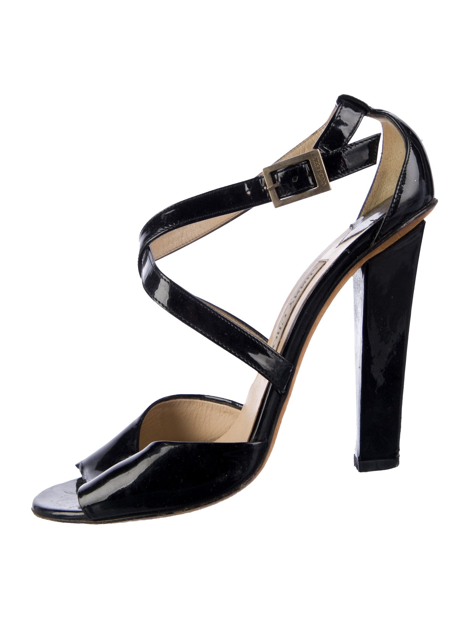 Jimmy Choo Patent Leather Sandals
