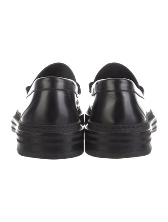 Jimmy Choo x Eric Haze Curated by Poggy Leather Chain-Link Accents Loafers