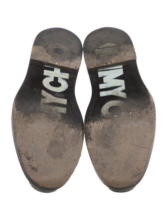 Jimmy Choo x Eric Haze Curated by Poggy Leather Chain-Link Accents Loafers