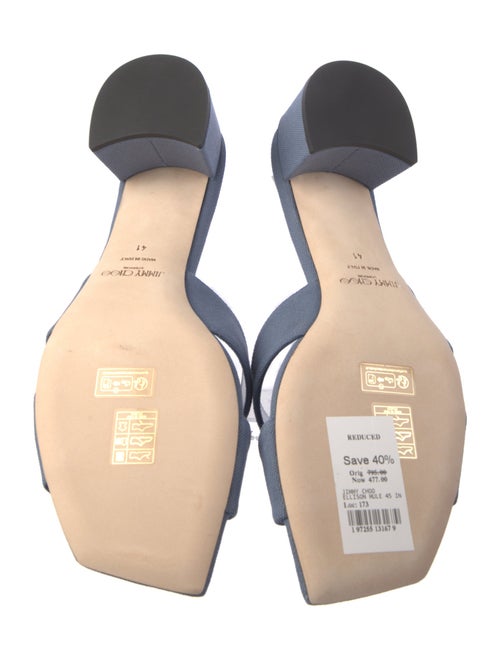 Jimmy Choo Canvas Slides
