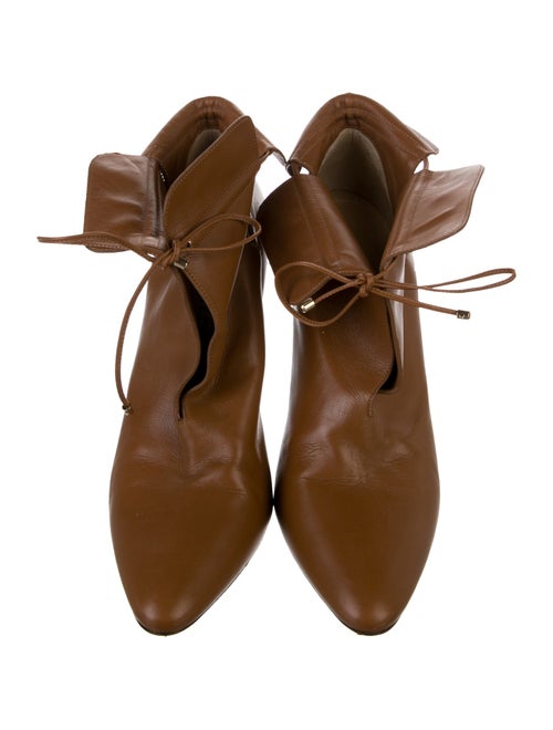 Jimmy Choo Leather Lace-Up Boots